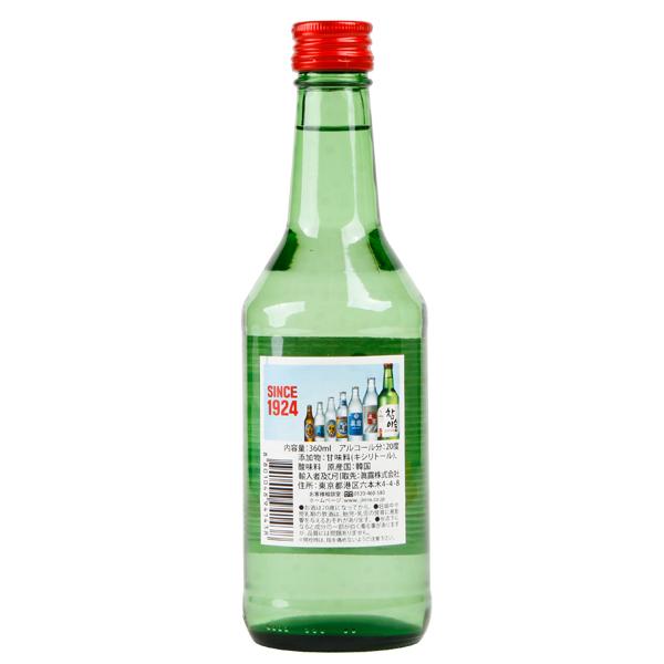 [JINRO] チャミスルオリジナル 360ml 1箱(340円×20本)/韓国　焼酎/韓国　お酒｜kankoku-ichiba｜03