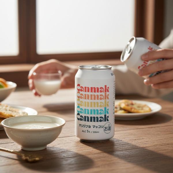 マッコリ　お箱なし CANMAK] キャンマック オリジナルマッコリ 355ml Alc.5％ / 1箱24本