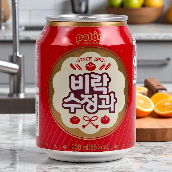 paldo スジョンガ(シナモンジュース)缶238ml/韓国伝統飲料/韓国