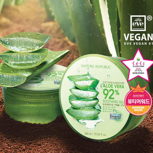 Sale 56 Off Nature Republic スージングアンドモイスチャー アロエベラ92 スージングジェル 韓国コスメ