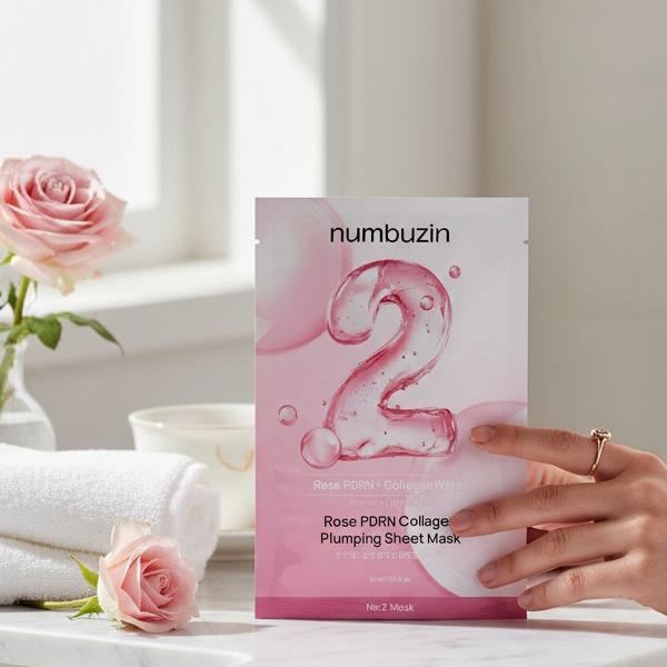 numbuzin 2番 うるもち 65%コラーゲン シートマスク 8枚セット