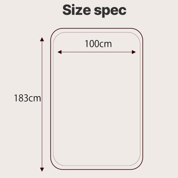 [SALE]日月 温水 マット カーペット シングル / 100X183cm 水を使ったポカポカ 床暖房の画像
