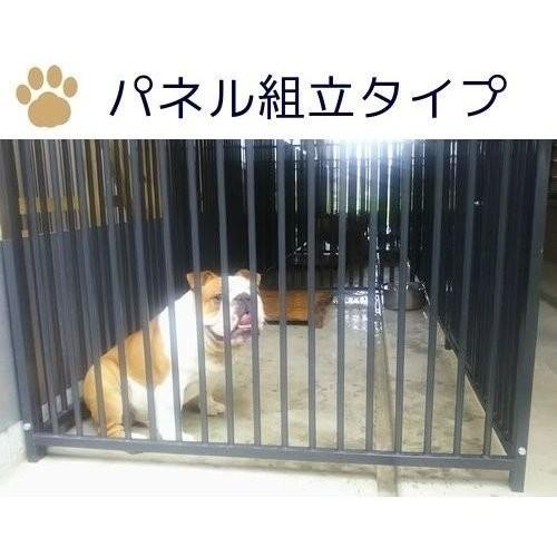 ペットサークル屋外用・パネル組立タイプ(スチール製) 9-6SY ペットサークル屋外用・パネル組立タイプ(スチール製) 9-6SY