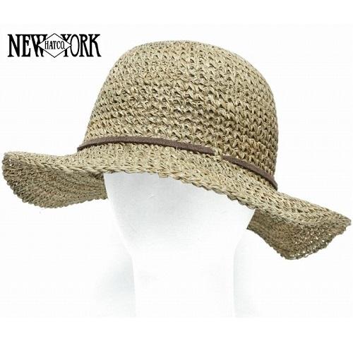 NEW YORK HAT ニューヨークハット XL ストローハット　未使用 NEW YORK HAT（ニューヨークハット） 帽子 ストローハット メンズ