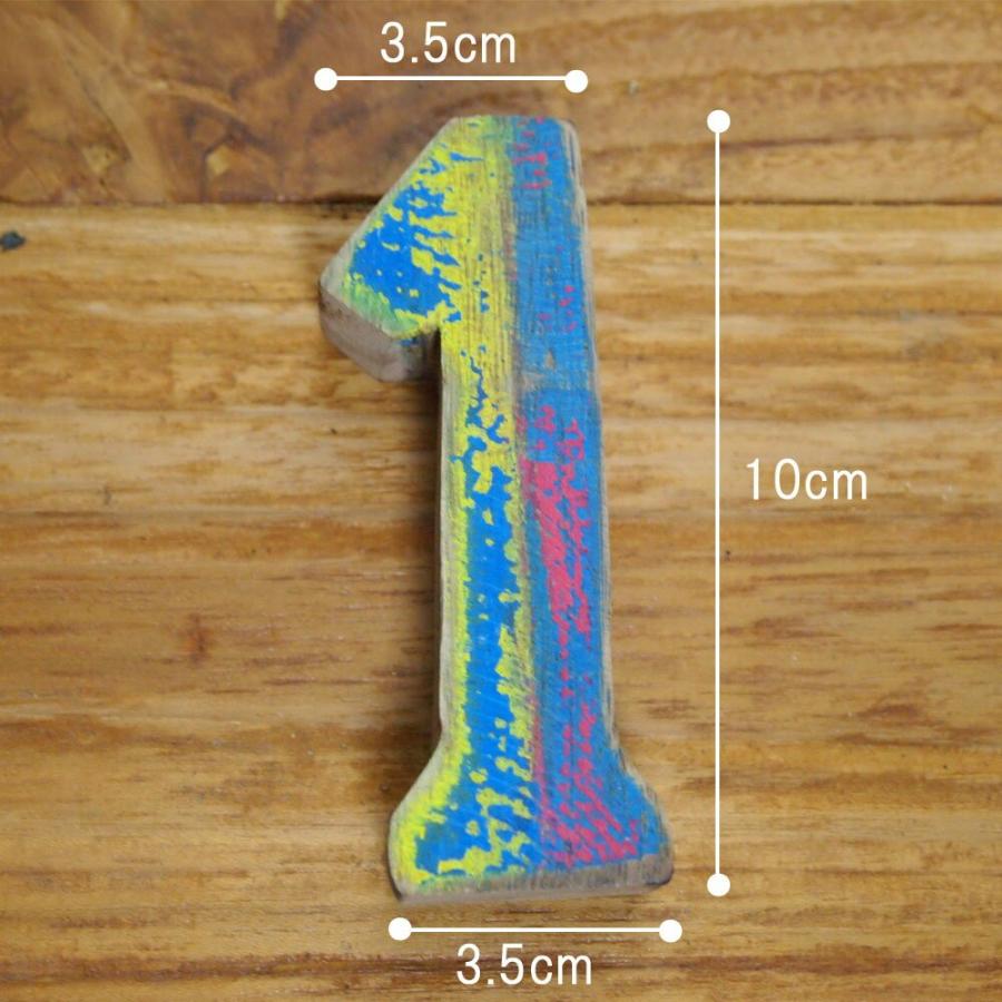 BALI 木彫りナンバー H10cm 数字 ナンバー 数 オブジェ 置物