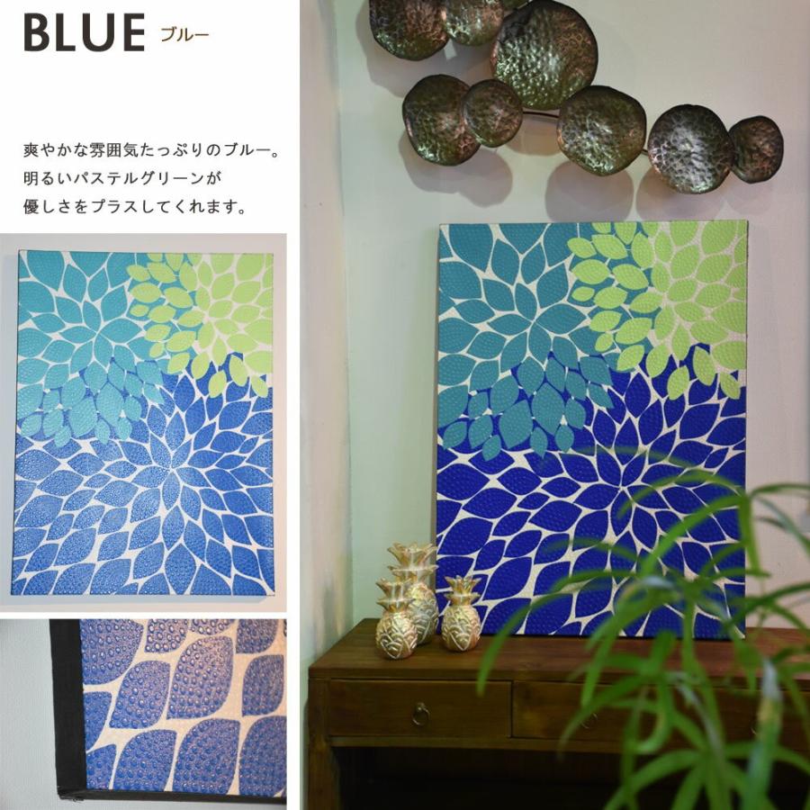 バリ絵画 DALIA長方形 バリ ドットアート バリアート 絵画 バリ島