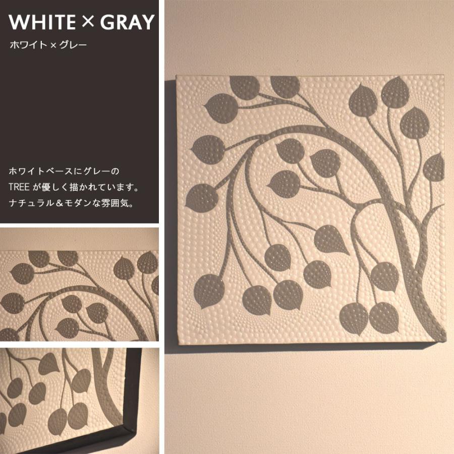 バリ絵画 NATURAL TREE正方形 バリ ドットアート バリアート 絵画 バリ