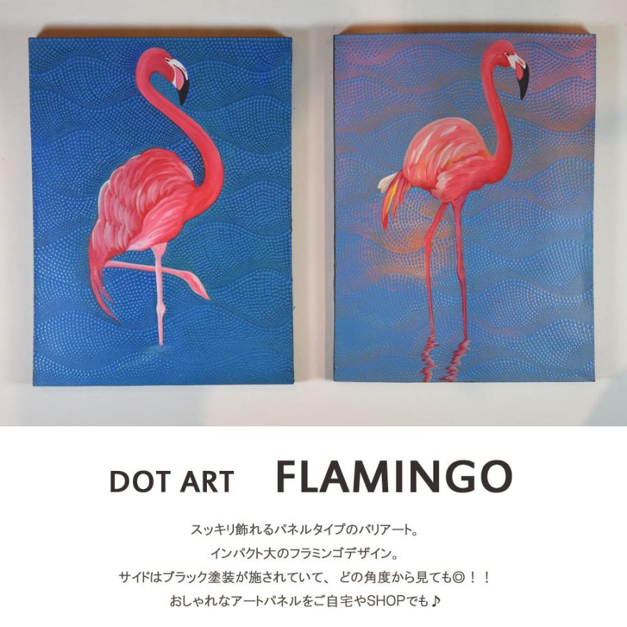 Bali ドットアート フラミンゴ 80 60cm Kanmuryou 通販 Yahoo ショッピング