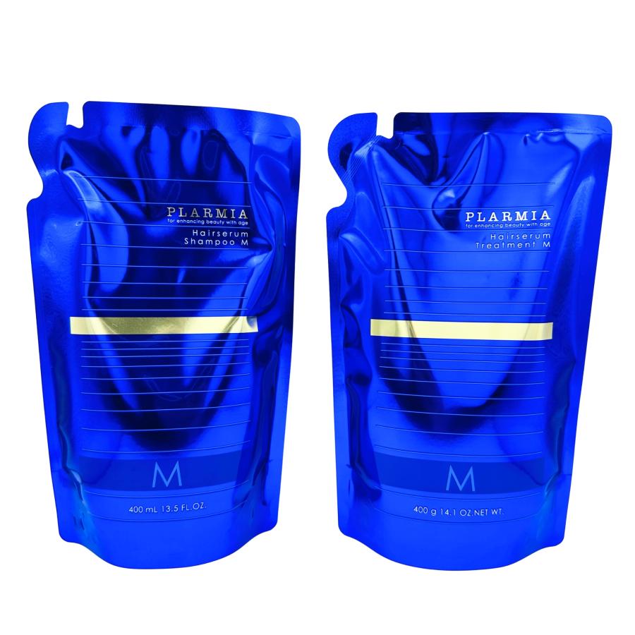 プラーミア　ヘアセラム　M セット セット品】 ミルボン プラーミア ヘアセラム M (シャンプー 400ml +
