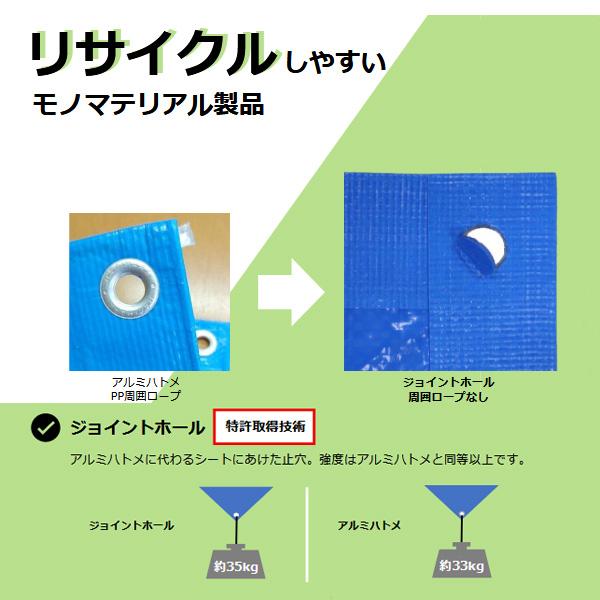 萩原工業 ターピー エコフレンドシート(L) #3000 3.6m×5.4m 10枚入 2間 