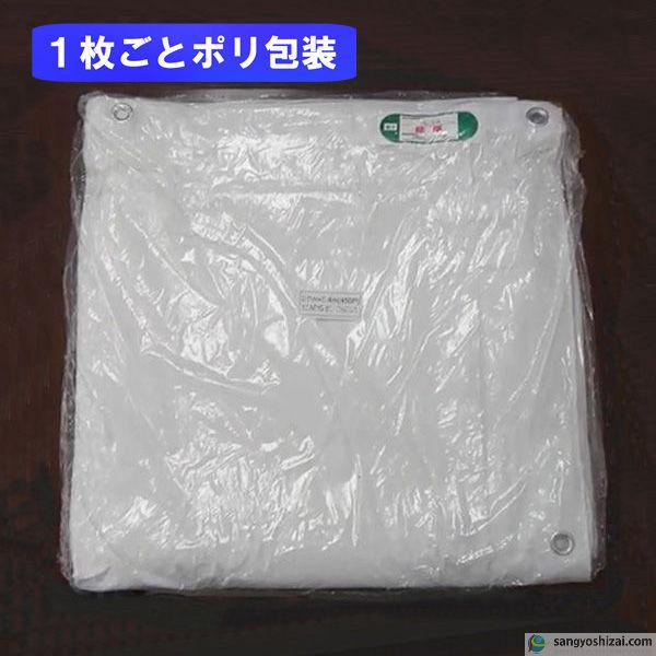 白防炎シートE 3.6m×5.4m 5枚入 消防庁認定 防炎認定 PVC 建築養生 