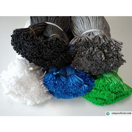 シート紐 60cm 青 5000本入 足場用 組ひも 結束 ロープ ひも 仮設 現場