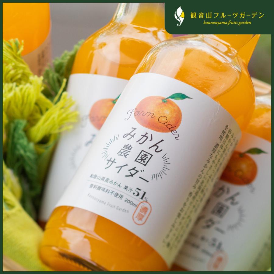 みかん農園サイダー和歌山県産みかん果汁51% 200ml 観音山 みかん農園サイダー和歌山県産みかん果汁51% 200ml 観音山