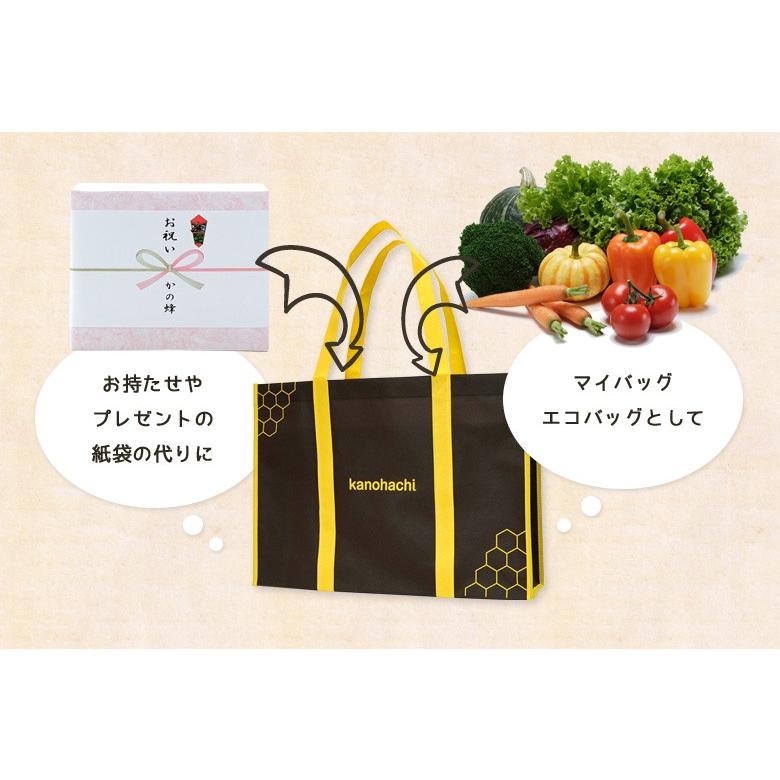 不織布バッグ かの蜂オリジナルバッグ マイバッグやエコバッグ お持たせやプレゼントの紙袋の代りに はちみつ専門店 かの蜂 Bag かの蜂 通販 Yahoo ショッピング