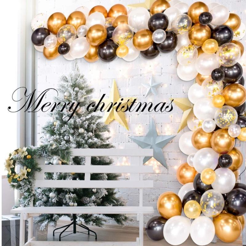 バルーンガーランド 装飾 黒白金 アーチ パーティー 風船 セット 飾り付け 店舗 インスタ映え 撮影 プレゼント ポイント 新品 クリスマス 入口 6 229 プリザーブドフラワーの花音 通販 Yahoo ショッピング