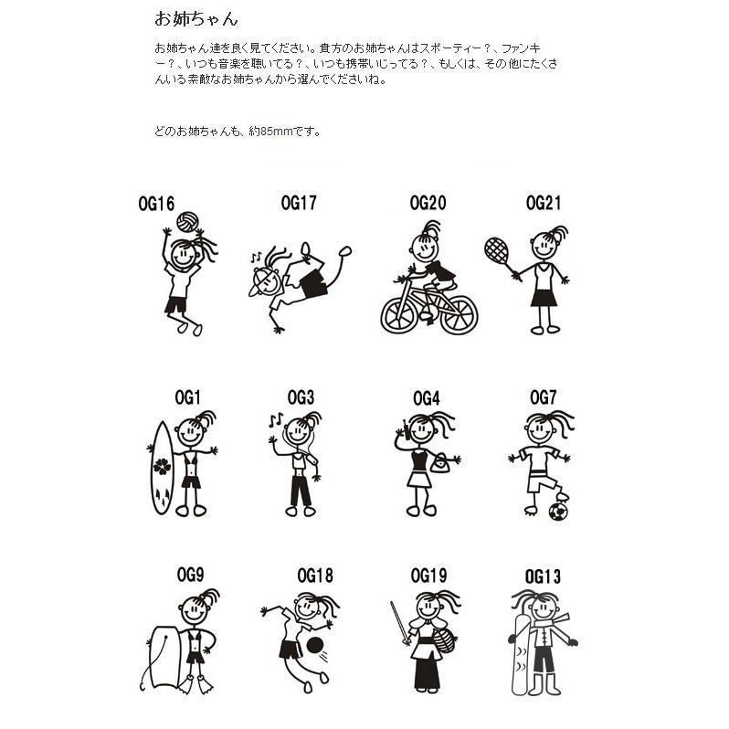 Myfamilyステッカー お姉ちゃん Thestickerfamily カーステッカー 家族 おしゃれ ガラス 子供 キッズ カノン ショッピング ストアー 通販 Yahoo ショッピング