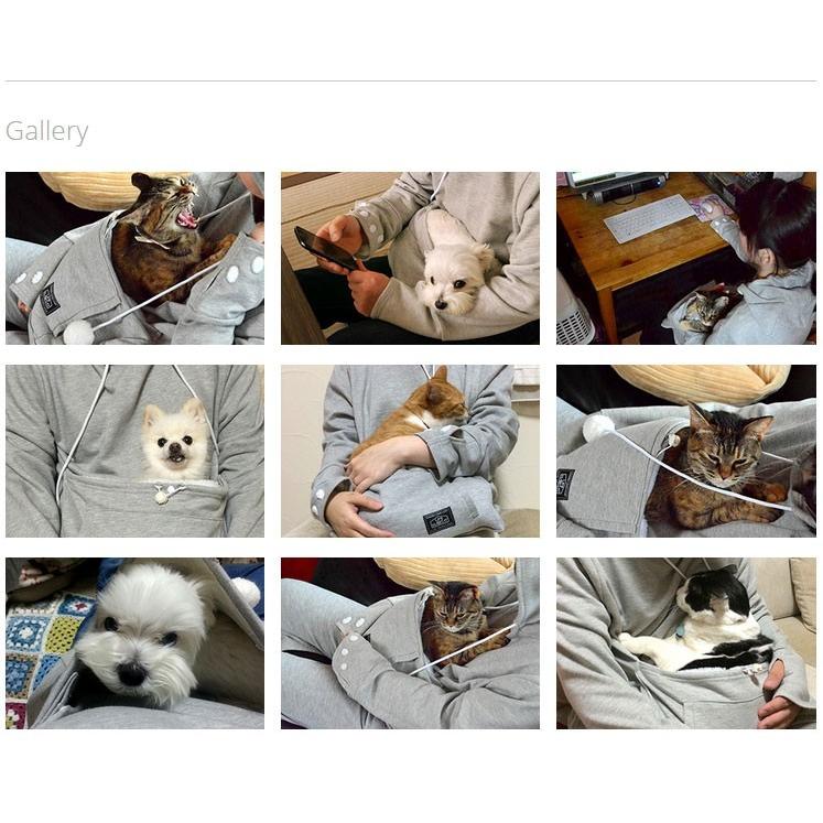 猫用品 にゃんガルーパーカー 猫耳 スウェット パーカー レディース メンズ ダメねこ ペットキャリー ユニハビタット Unihabitat Upa 32 カノン ショッピング ストアー 通販 Yahoo ショッピング