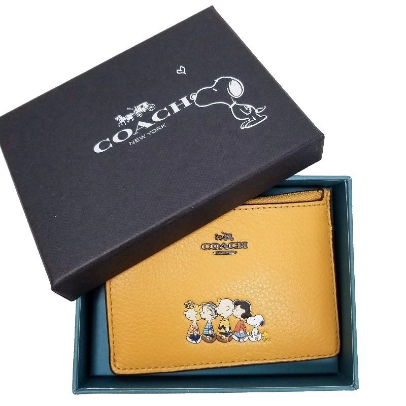 COACH コーチ スヌーピー コラボ限定 IDケース コイン入れ COACH コーチ スヌーピー コラボ限定 IDケース コイン入れ