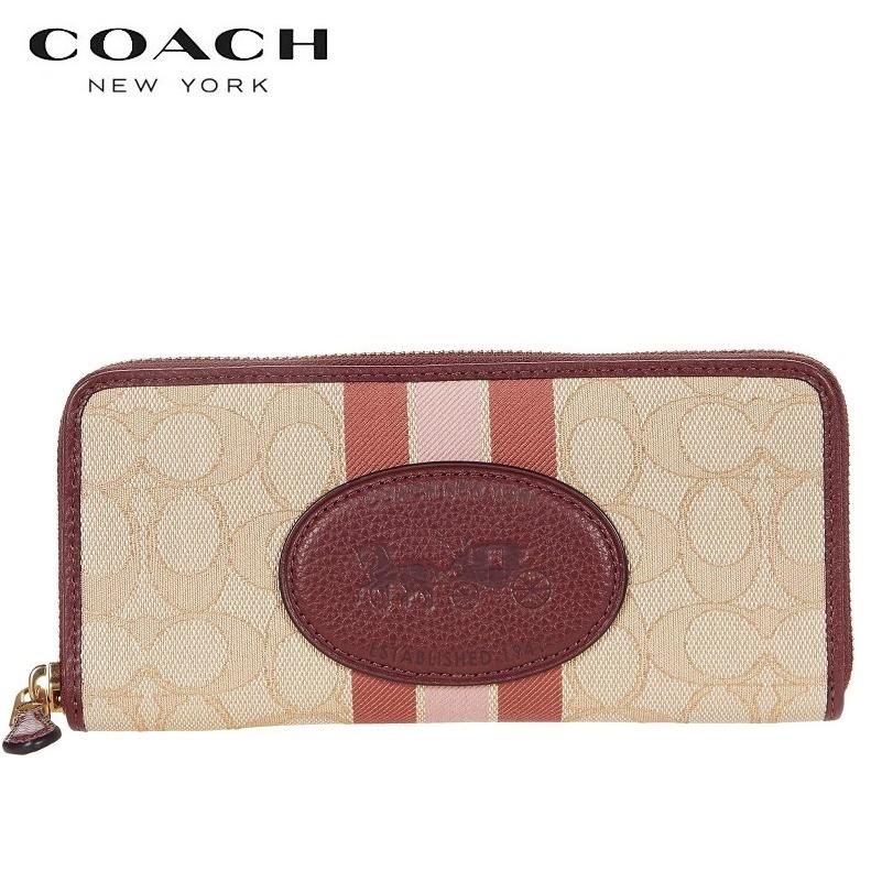 コーチ 長財布 新作 21新作 Coach シグネチャー ジャガード ホースアンド キャリー スリム アコーディオン ジップ ウオレット ライトカーキ ワイン 5949 Lkw Ca2101 Kanon Story Yahoo ショップ 通販 Yahoo ショッピング