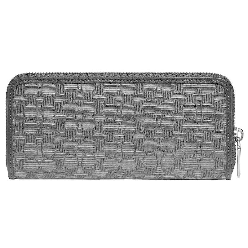 格安 コーチ 財布 新作 コーチ 長財布 秋新作 Coach スリム シグネチャー アコーディオン ジップ アラウンド ウオレット ブラック 海外輸入 Www Skylanceronline Com