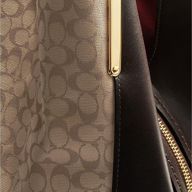 初回限定 数量限定 今だけセール 新作 コーチ バック Coach ダルトン 31 シグネチャー ジャカード ショルダーバッグ ストーン オーク 日本製 Futbolcarrasco Com