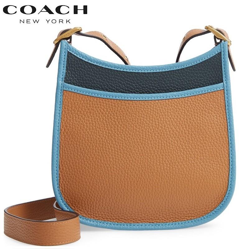 春夏新作 海外限定モデル コーチ ショルダーバック ブティックライン Coach エメリー クロスボディー レディースファッション ファッション グリーン Coach 124 Lspgb C03 Kanon カラーブロック ショップ パイン 21 ライト Story サドル