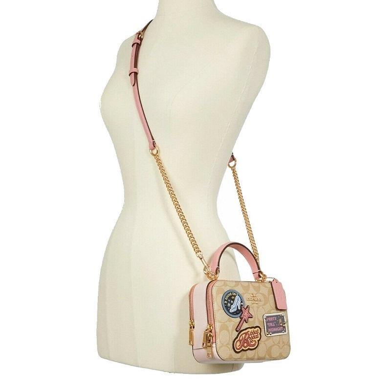 COACH コーチ バッグ C1434 ディズニー コラボ ボックス クロス COACH コーチ バッグ C1434 ディズニー コラボ ボックス クロス