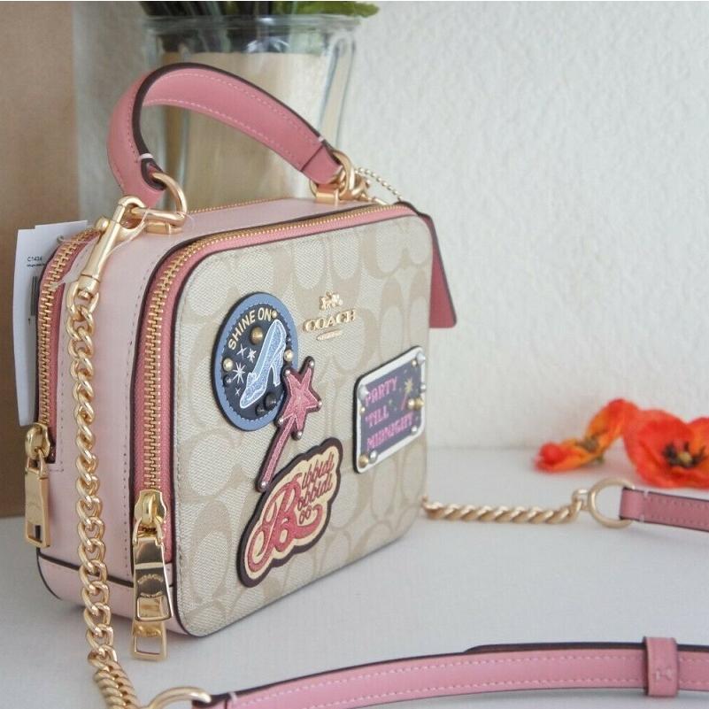COACH コーチ バッグ C1434 ディズニー コラボ ボックス クロス COACH コーチ バッグ C1434 ディズニー コラボ ボックス クロス