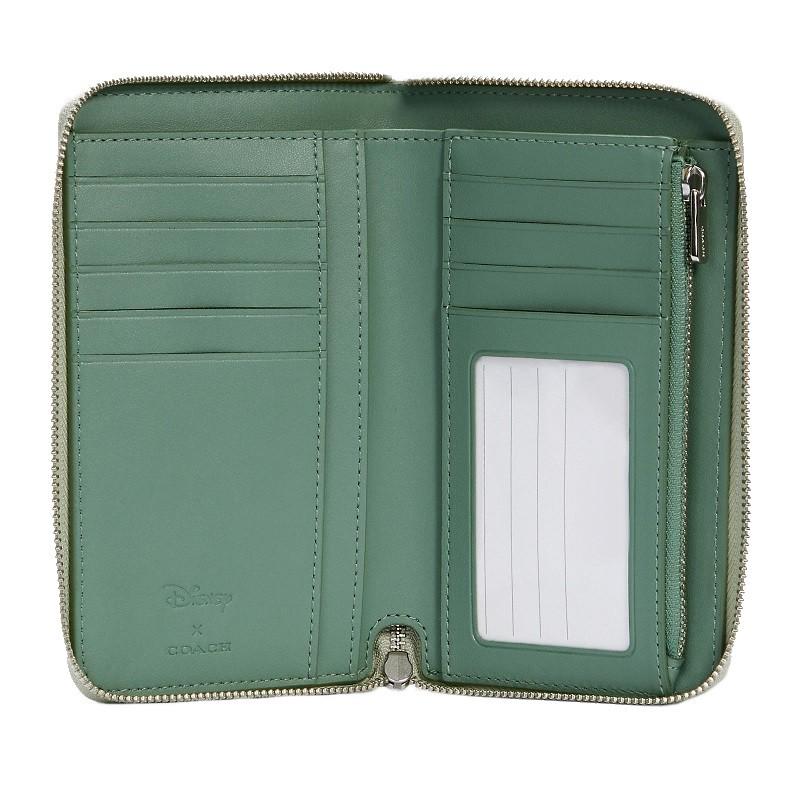 残りわずかセール コーチ ディズニー Coach ファクトリー 21新作 Disney X Coach ミディアム Id ジップ ウォレット ウィズ ティアナ ペール グリーン マルチ C26 Pgm C2104 Kanon Story Yahoo ショップ 通販 Yahoo ショッピング