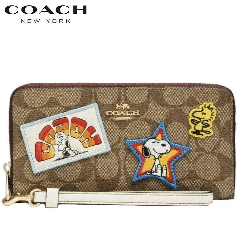 COACH コーチ スヌーピー コラボ 新作 長財布 X PEANUTS ロング COACH コーチ スヌーピー コラボ 新作 長財布 X PEANUTS ロング