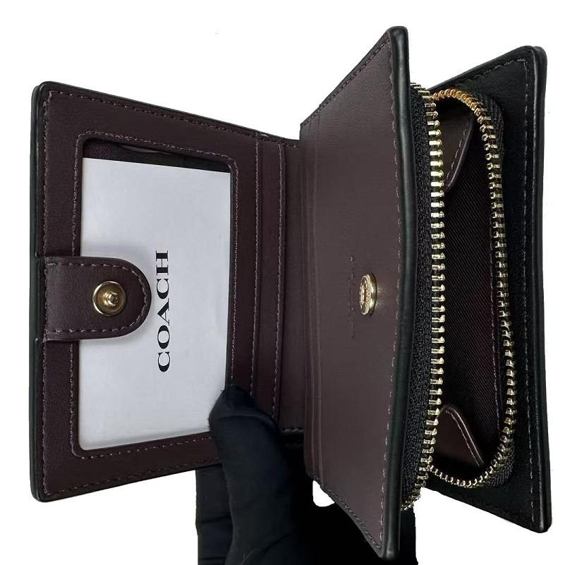 COACH コーチ 二つ折り財布 C6092 ミニ財布 クロコダイル