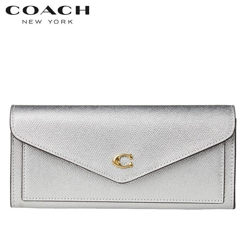 COACH コーチ 財布 長財布 二つ折り 新作セール メタリック COACH コーチ 財布 長財布 二つ折り 新作セール メタリック