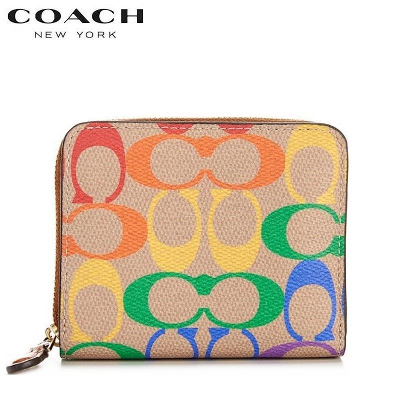 COACH コーチ CA219 ミニ財布 レディース 二つ折り財布 新作 COACH コーチ CA219 ミニ財布 レディース 二つ折り財布 新作