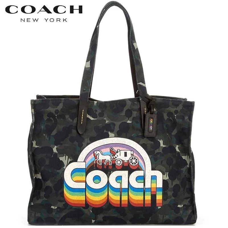 COACH（コーチ） バッグ 新作 トートバッグ ブティックライン カモ 