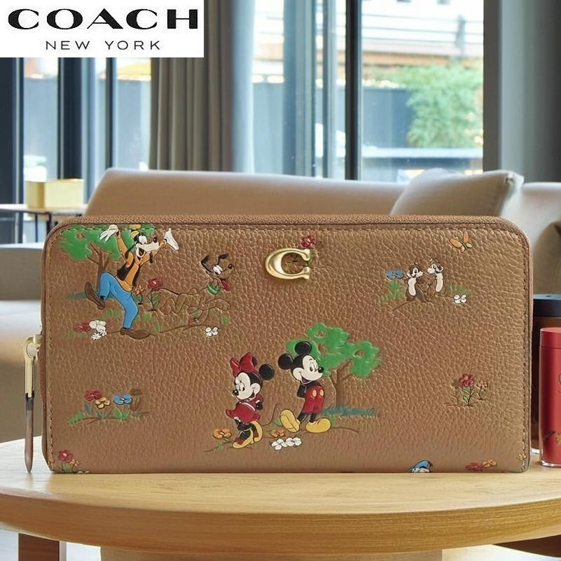 COACH（コーチ） ディズニー コラボ 長財布 新作 レディース メンズ