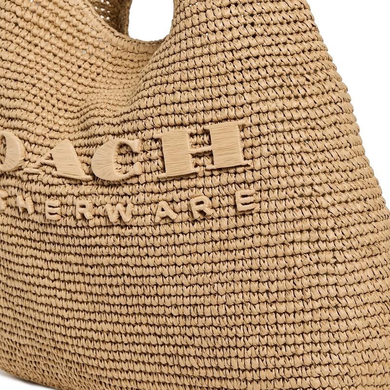 美品　COACH カゴバッグ（ショルダーバッグ） COACH コーチ バッグ CAL99 新作 かごバッグ 春夏バッグ