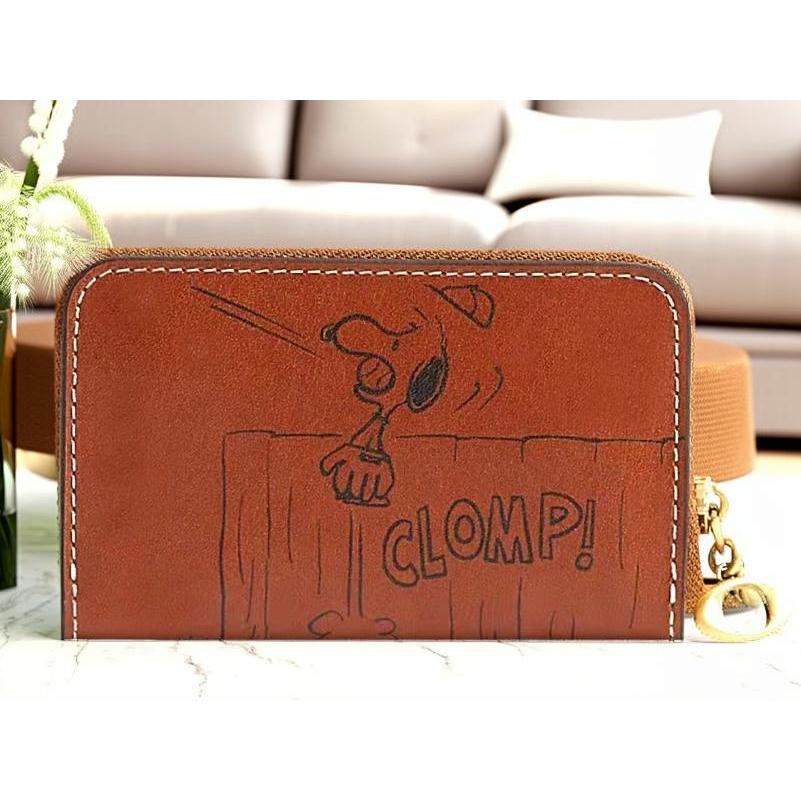 COACH×スヌーピーコラボ COACH X PEANUTS コーチ x スヌーピー コラボ ミニ 財布 二