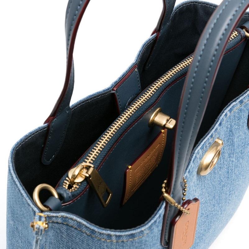COACH コーチ バッグ CR708 デニム 2024新作 2way 斜め掛け COACH コーチ バッグ CR708 デニム 2024新作 2way 斜め掛け