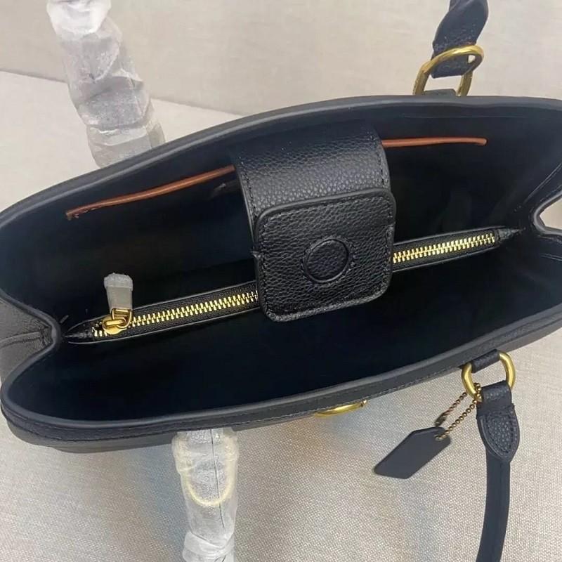 【26％OFF TIME SALE 6/5迄】2025秋冬新作 コーチ COACH バッグ ショルダーバッグ 斜め掛け レガシー ミディアム キャリーオール サッチェル 28 ブラックの画像