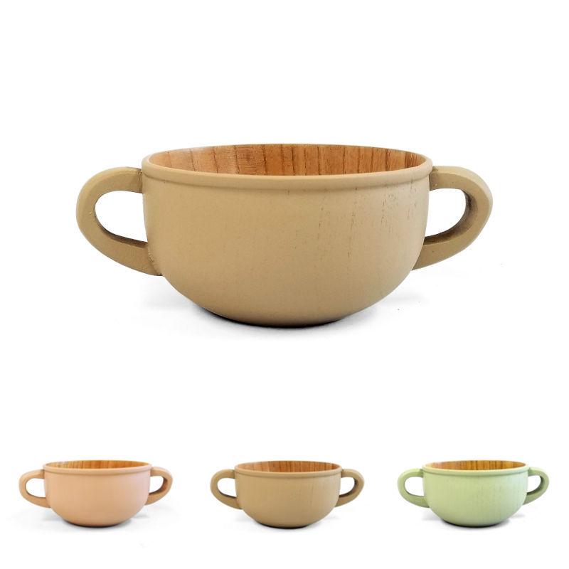 木製 山中塗り NEZU 子供用両手付きカップ お椀 汁椀 ボウル 子ども