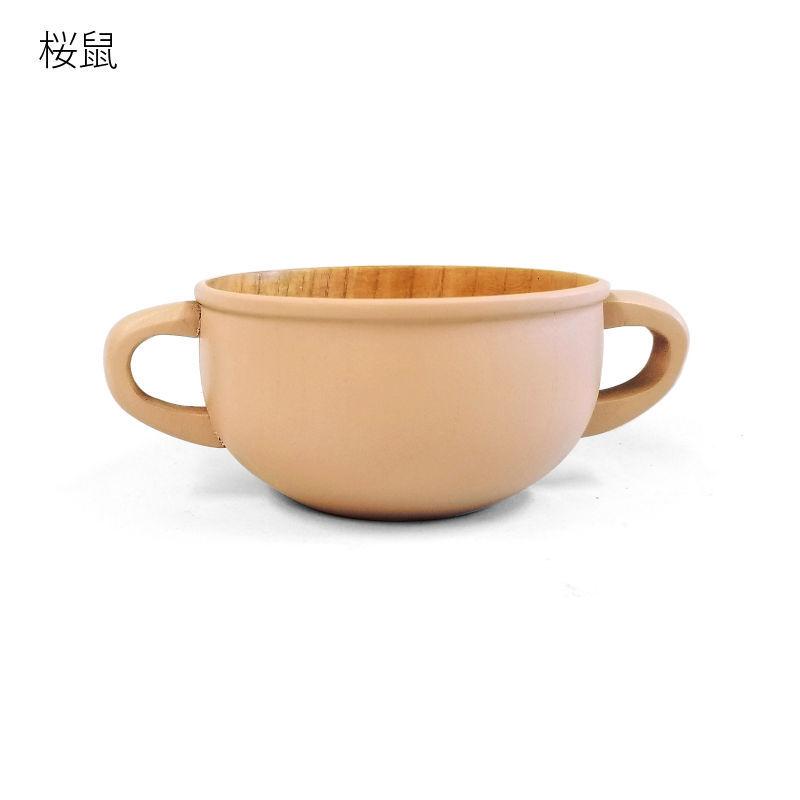 木製 山中塗り NEZU 子供用両手付きカップ お椀 汁椀 ボウル 子ども