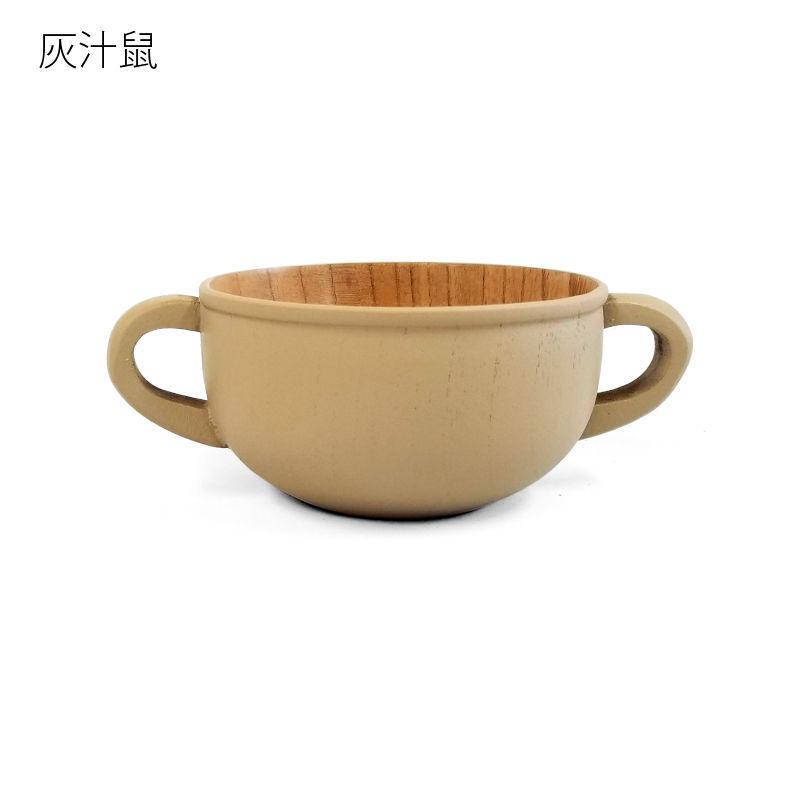 木製 山中塗り NEZU 子供用両手付きカップ お椀 汁椀 ボウル 子ども