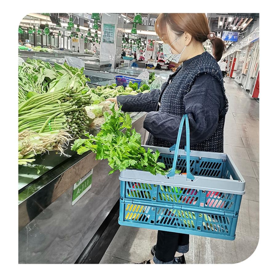 かご バスケット 折りたたみバスケット大きい 収納 ランドリー 買い物