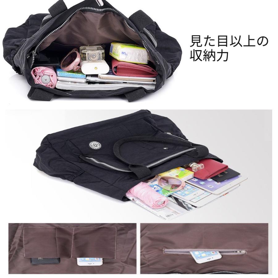 トートバッグ レディース カバン ハンドバッグ軽いバッグ ナイロンバッグ 通勤トート ナイロントートバッグ かばん 鞄 大容量 軽量 撥水　母プレゼント |  | 17