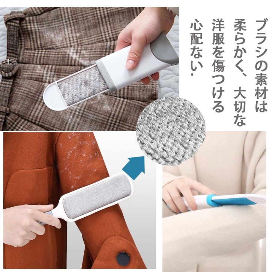 抜け毛ブラシ 取り ローラー 洋服 両面粘着ブラシ クリーナー