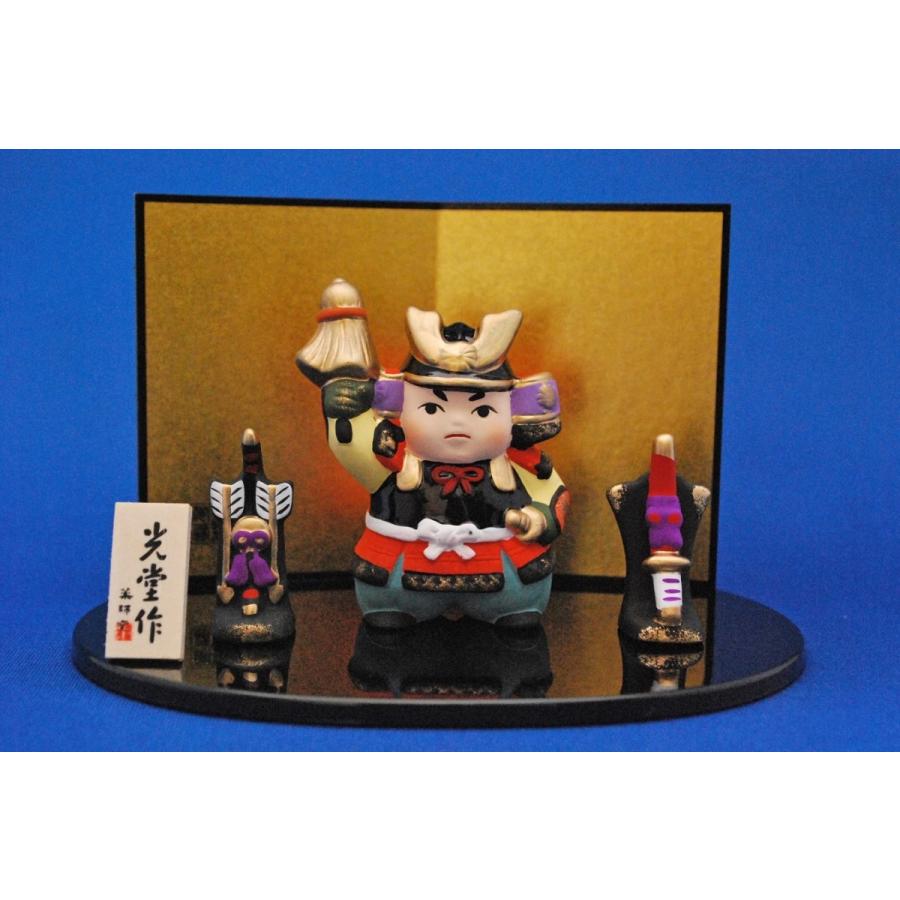 【年代物・美品】五月人形 大極上 初陣 光堂作 五月人形 錦彩初陣わらべ大将飾り : 加納屋北岸 - 通販 - Yahoo