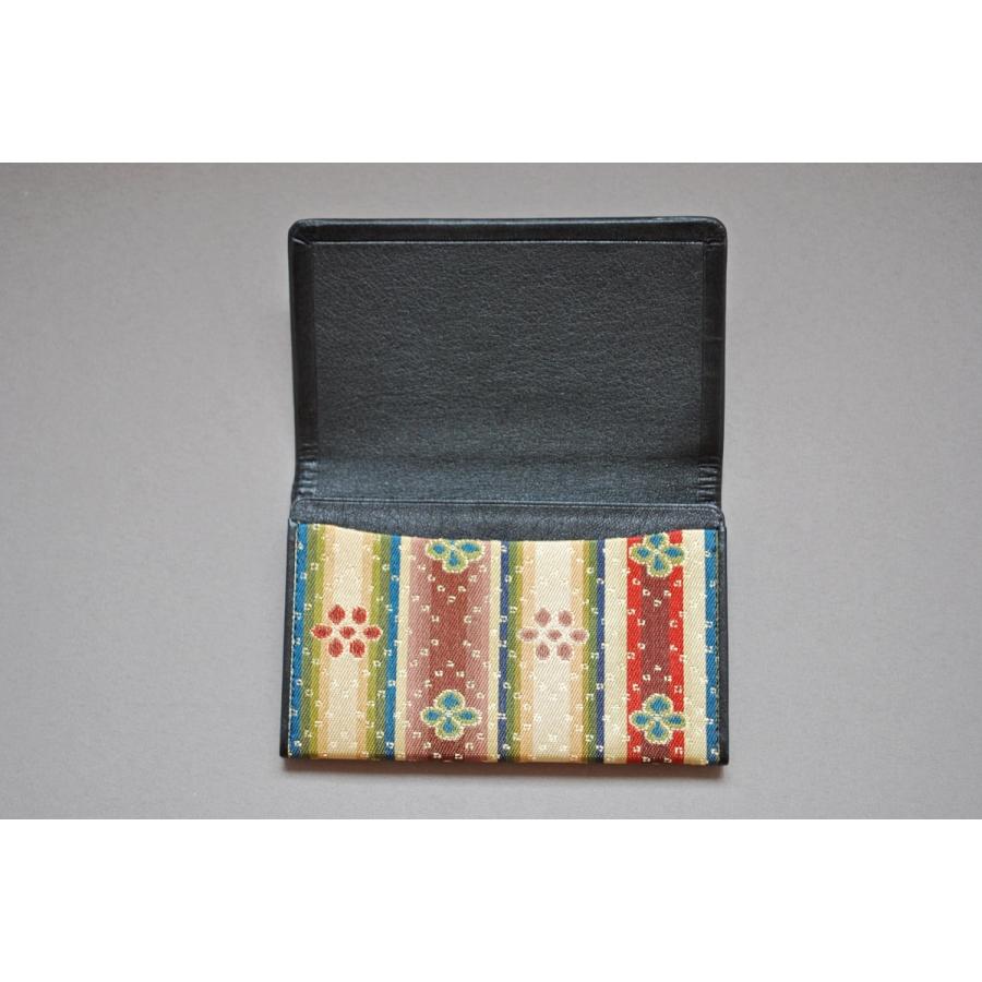 龍村織物 経錦 花文暈繝錦 名刺入れ（革） : 加納屋北岸 - 通販