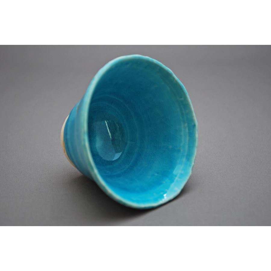 京焼・清水焼 ぐい呑み トルコブルー金彩 : 加納屋北岸 - 通販 - Yahoo