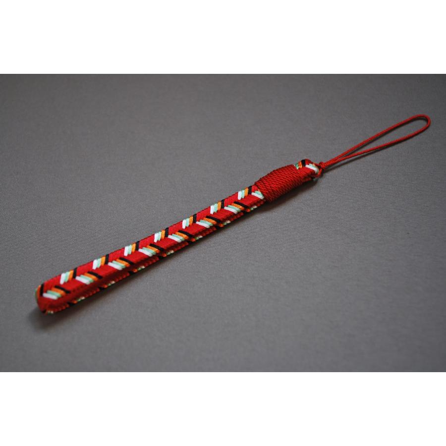 京くみひもストラップ 正絹 大和組 赤 : 加納屋北岸 - 通販 - Yahoo
