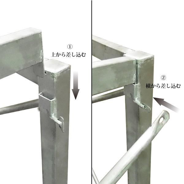 【工具不要】簡単組み立て フレコンバッグスタンド 2m?対応 FK-2 |  | 01
